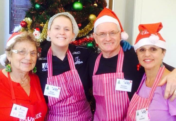 Sacred Heart volunteer